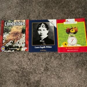 Educational Books about Landslides, Laura Ingalls Wilder, and Math Tools